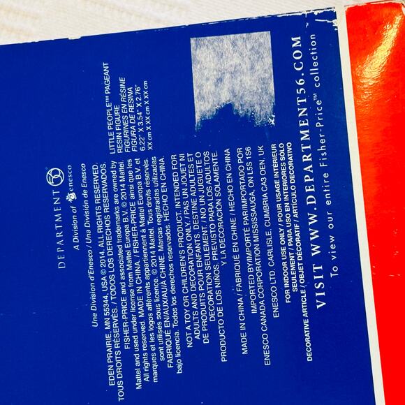 Department 56 Nativity Little People Pageant Fischer Price 2014 Mattel Enesco - Picture 4 of 12